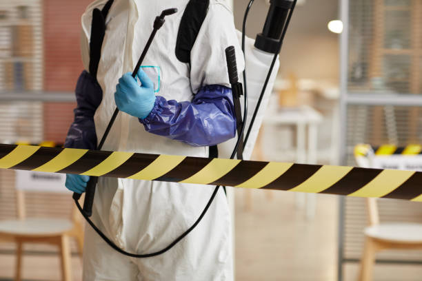 Professional Infectious Disease Decontamination technician working in North Bridgton, ME